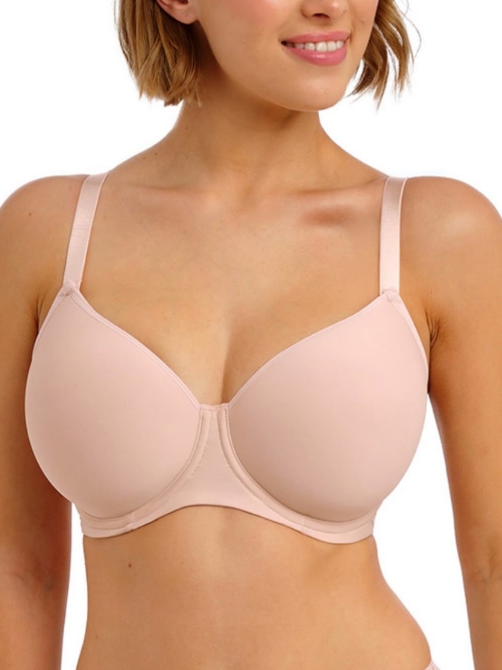 Freya Essentially Smooth Molded Balcony Bra 30FF/ 30H - Cameo